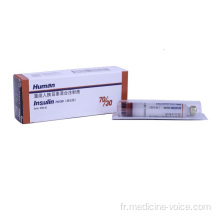 Injection d&#39;insuline GMP 70/30, 300 UI / 3 ml